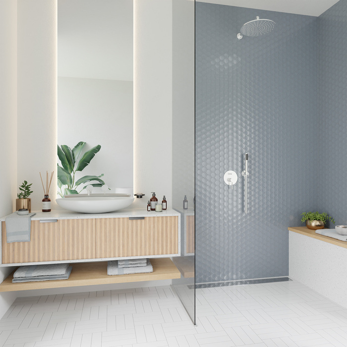 Mosaik Grå 10-pack nät 291 x 346 mm SCG